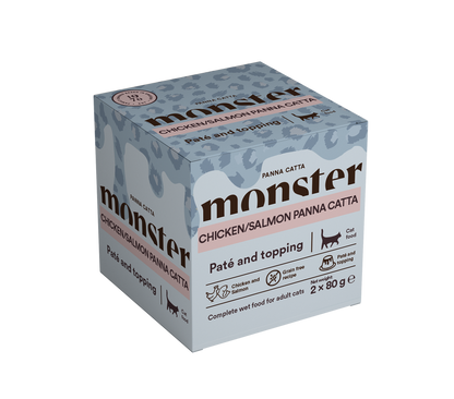 Monster Cat Salmon Panna Catta 2x80g