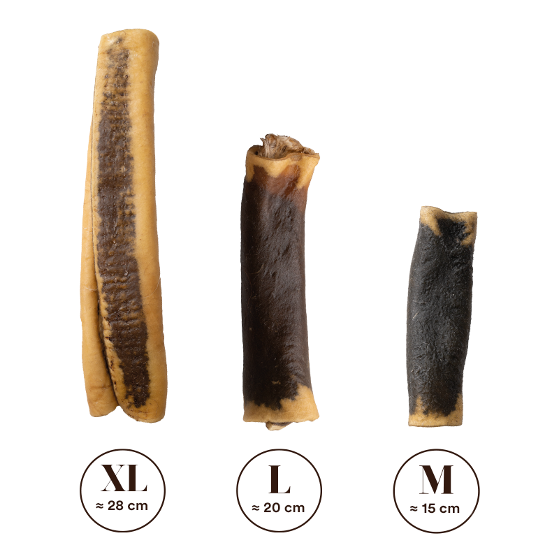 Monster Rawhide Beef Hairy, XL