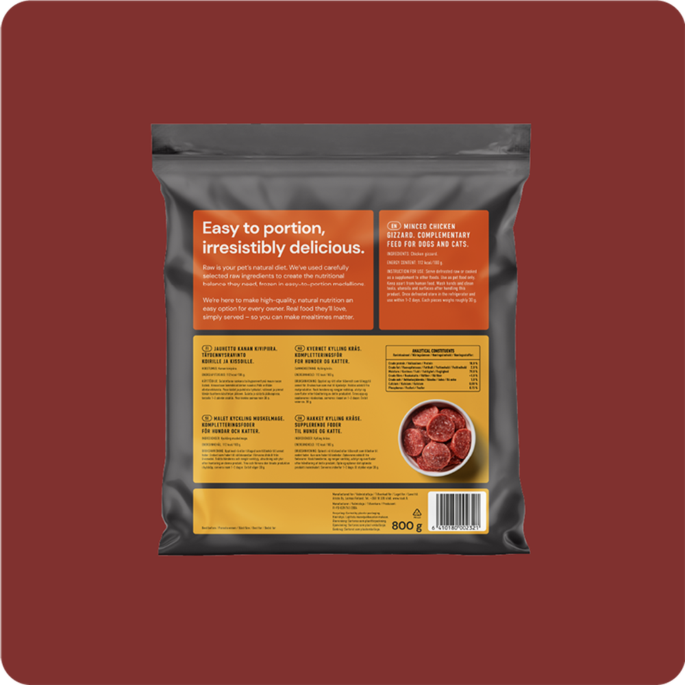Nutriment by RAUH Kanan kivipiira jauhettu 800g