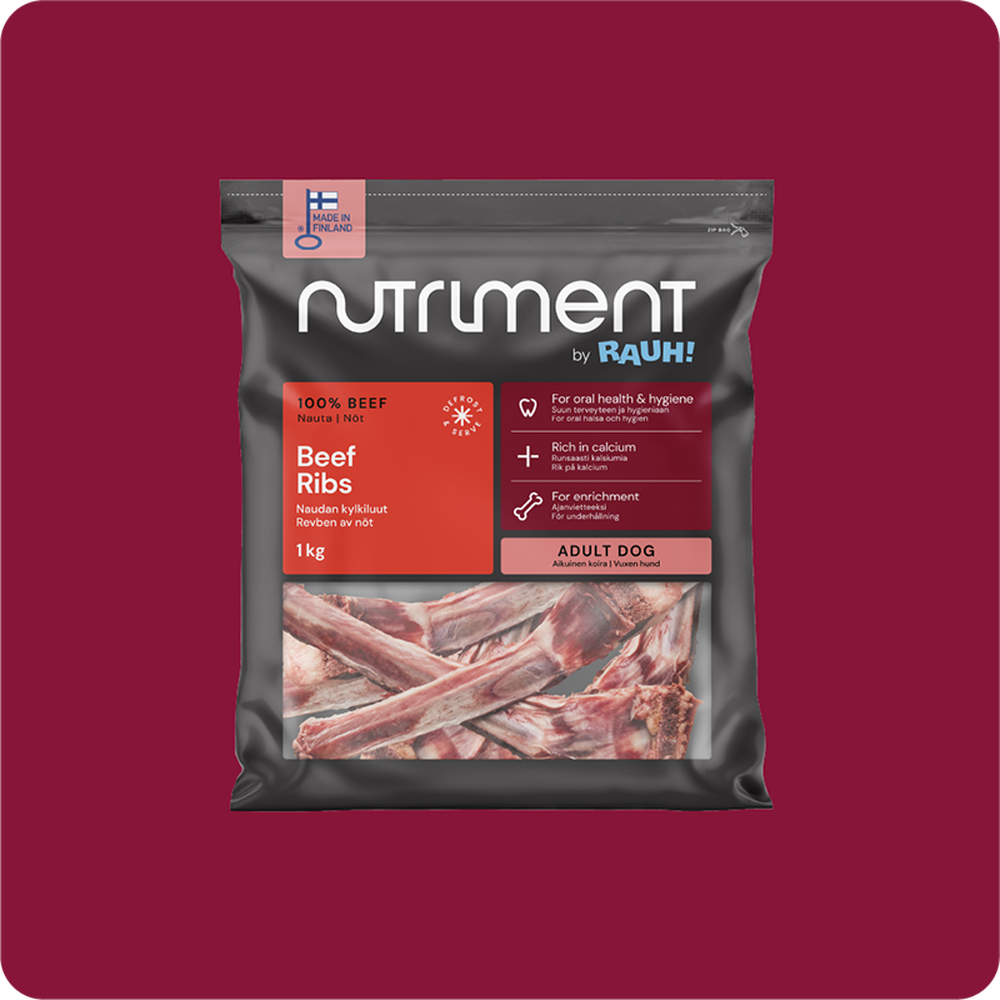 Nutriment by RAUH Naudan kylkiluut 1kg