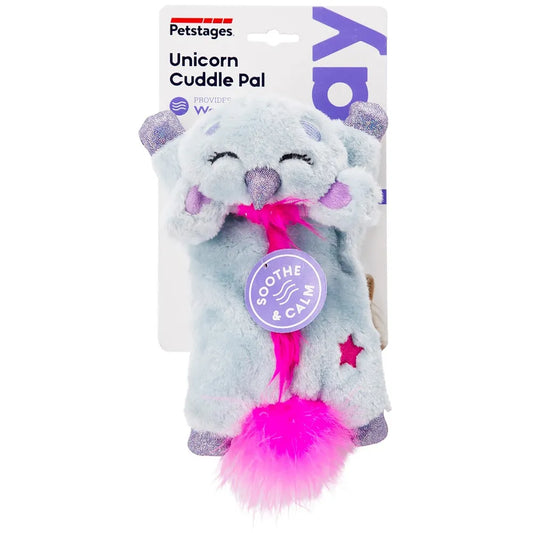 Petstages Unicorn Cuddle Pal lämmitettävä kissanlelu