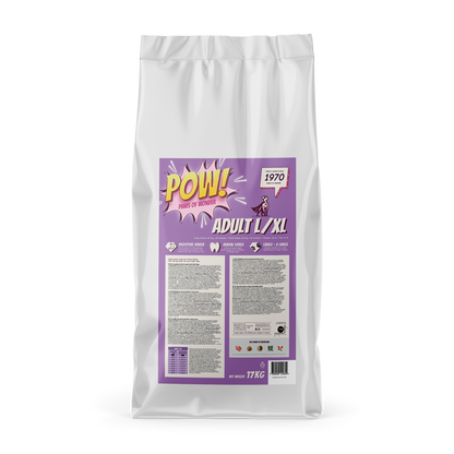 POW! Dog Adult L/XL Pork