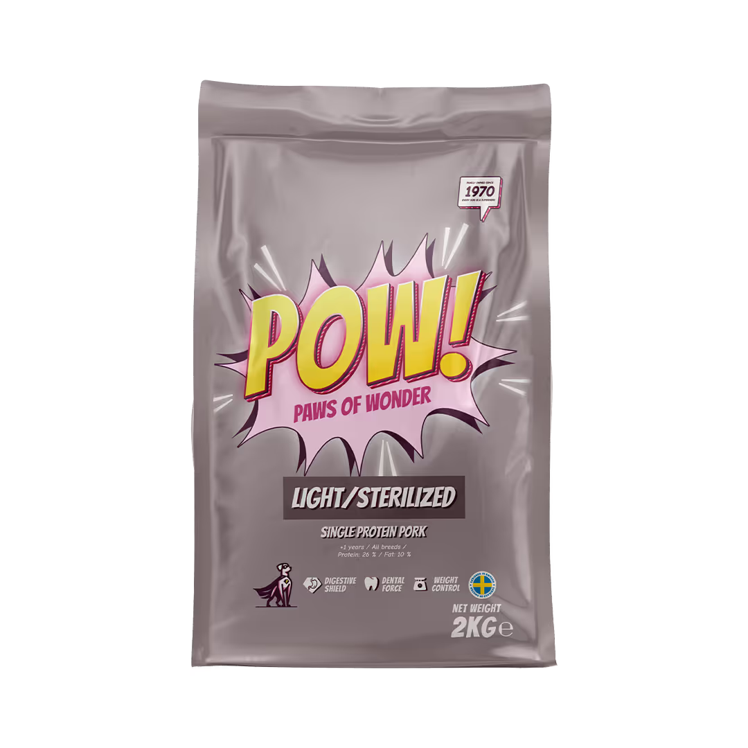 POW! Dog Adult Ligh/Sterilized Pork
