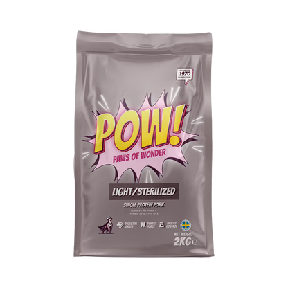 POW! Dog Adult Ligh/Sterilized Pork