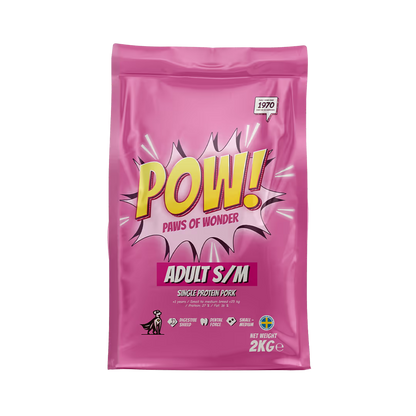 POW! Dog Adult S/M Pork