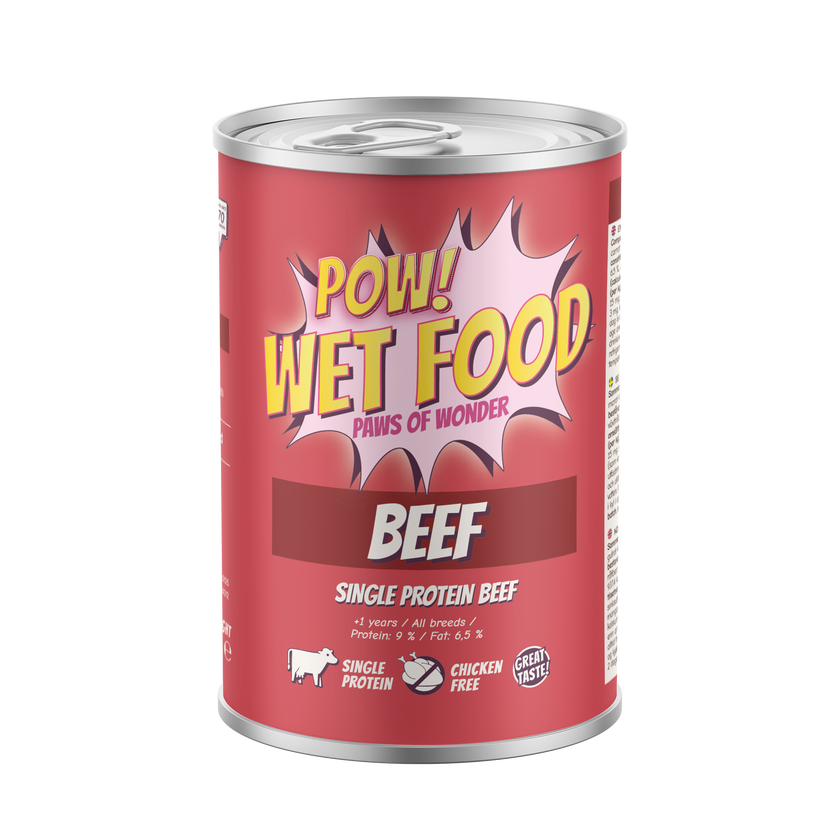 POW! Dog Adult Beef 400g