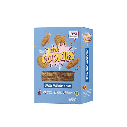 POW! Viljaton Koirankeksi Kala 400g