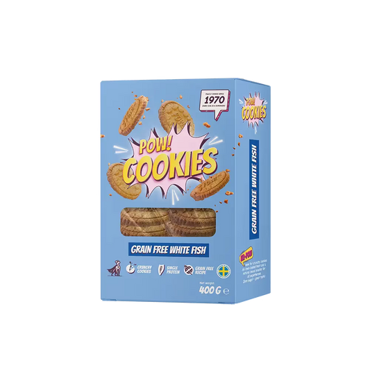 POW! Viljaton Koirankeksi Kala 400g