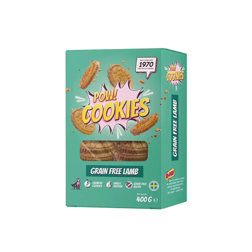 POW! Viljaton Koirankeksi Lammas 400g
