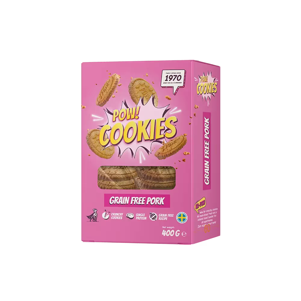 POW! Viljaton Koirankeksi Possu 400g