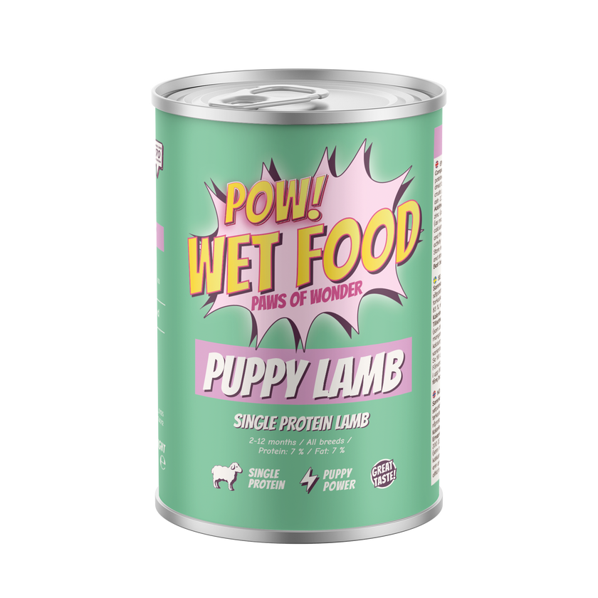 POW! Dog Puppy Lamb 400g