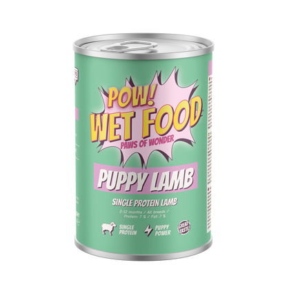 POW! Dog Puppy Lamb 400g