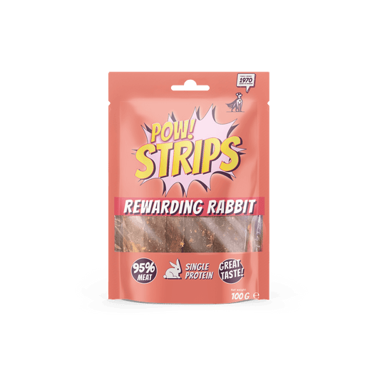POW! Strips Rewarding Rabbit 100g