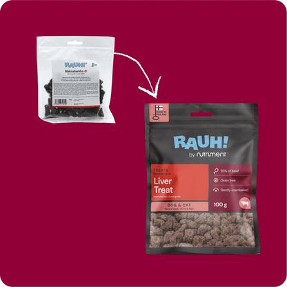 RAUH Liver Treat - Maksaherkku, 100g