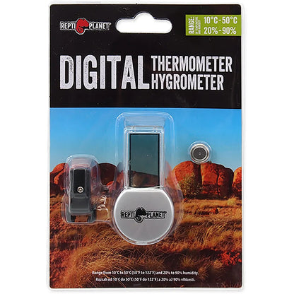 ReptiPlanet lämpömittari & kosteusmittari LCD