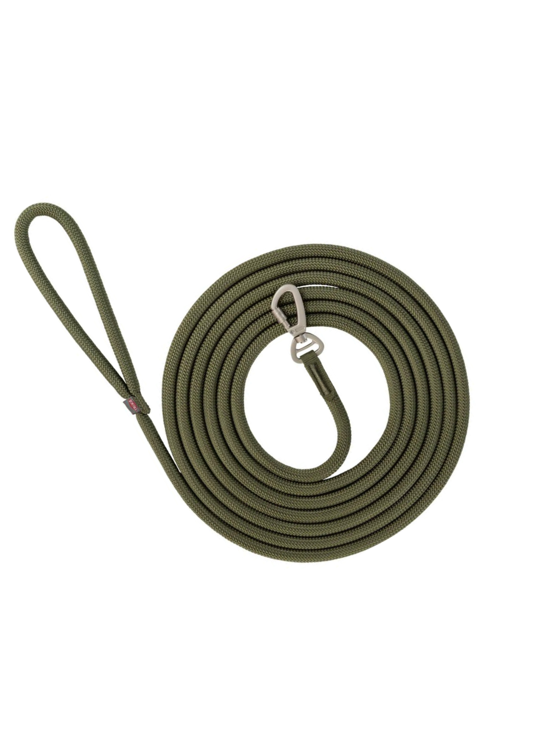 Trixie Summit jälkiliina karabiinilukolla, Olive Green 10m