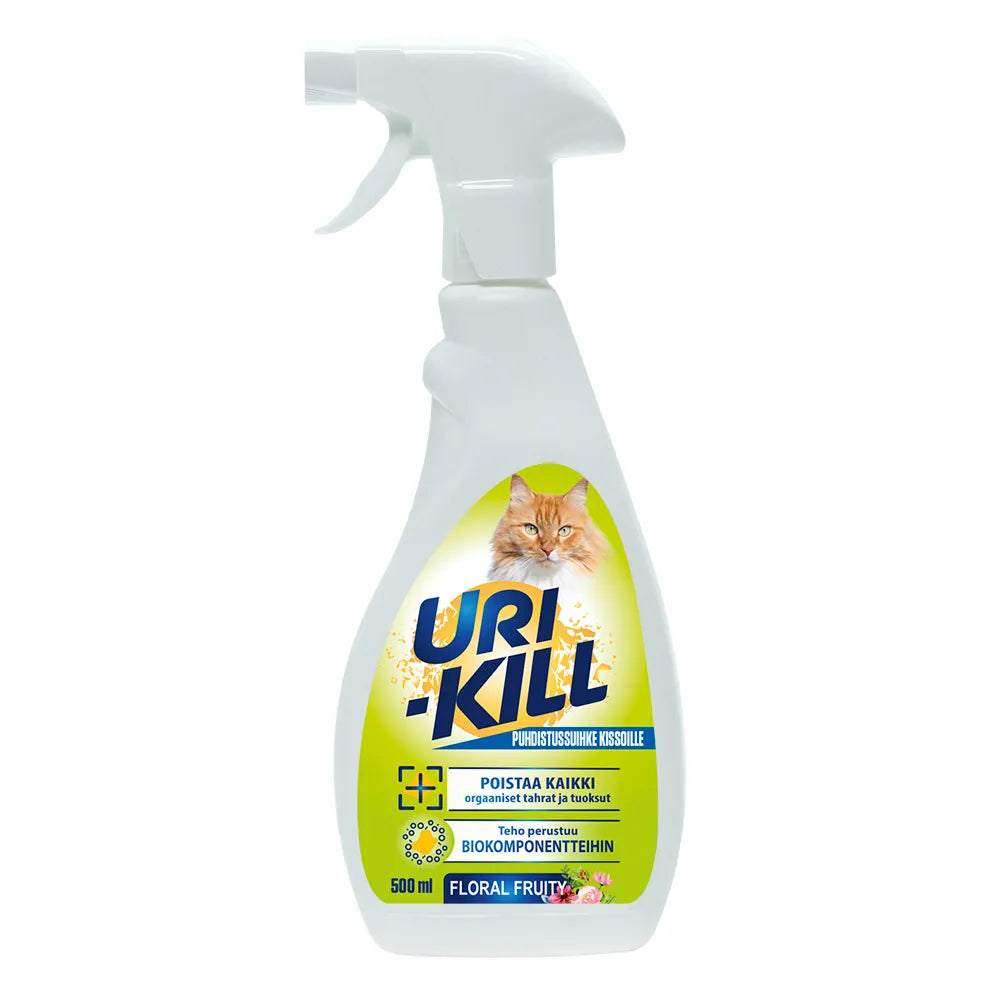 Uri-Kill Puhdistussuihke kissoille, Floral, 500ml