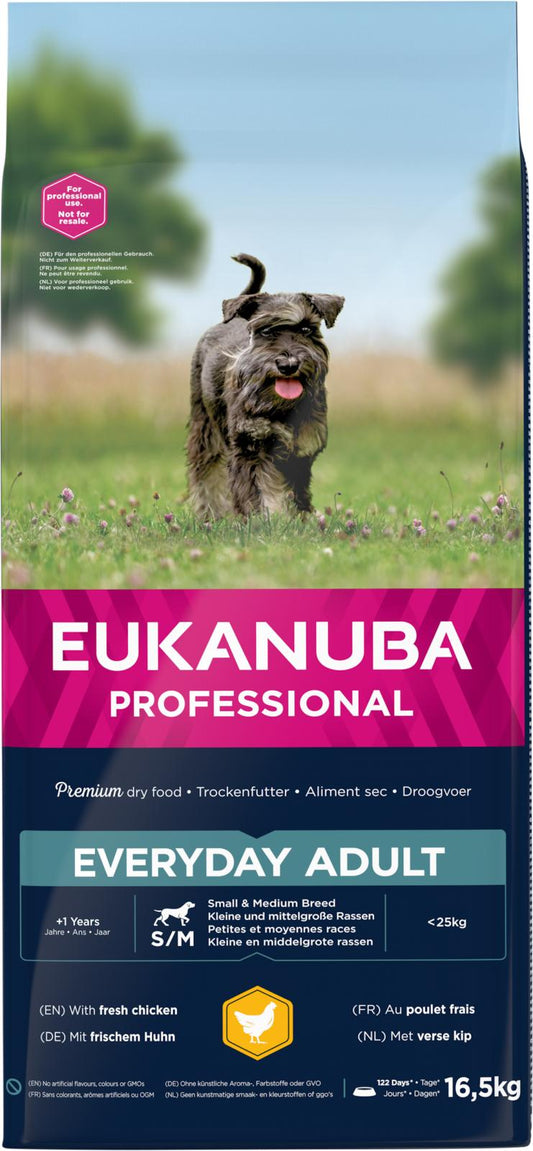 Eukanuba Everyday Adult Small & Medium Breed 16,5kg