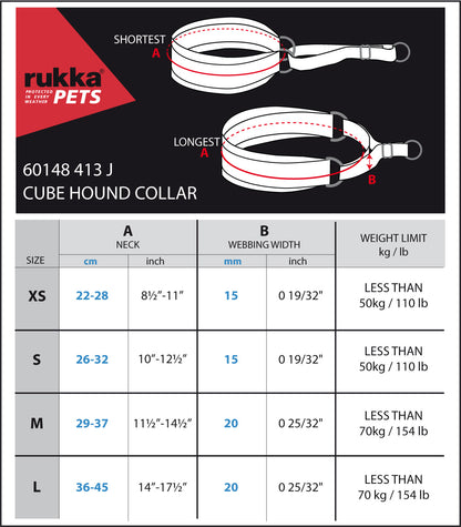 Rukka Pets Cube hound collar vinttikoirapanta