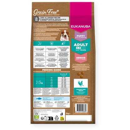 Eukanuba Grain Free Adult Small & Medium Ocean Fish