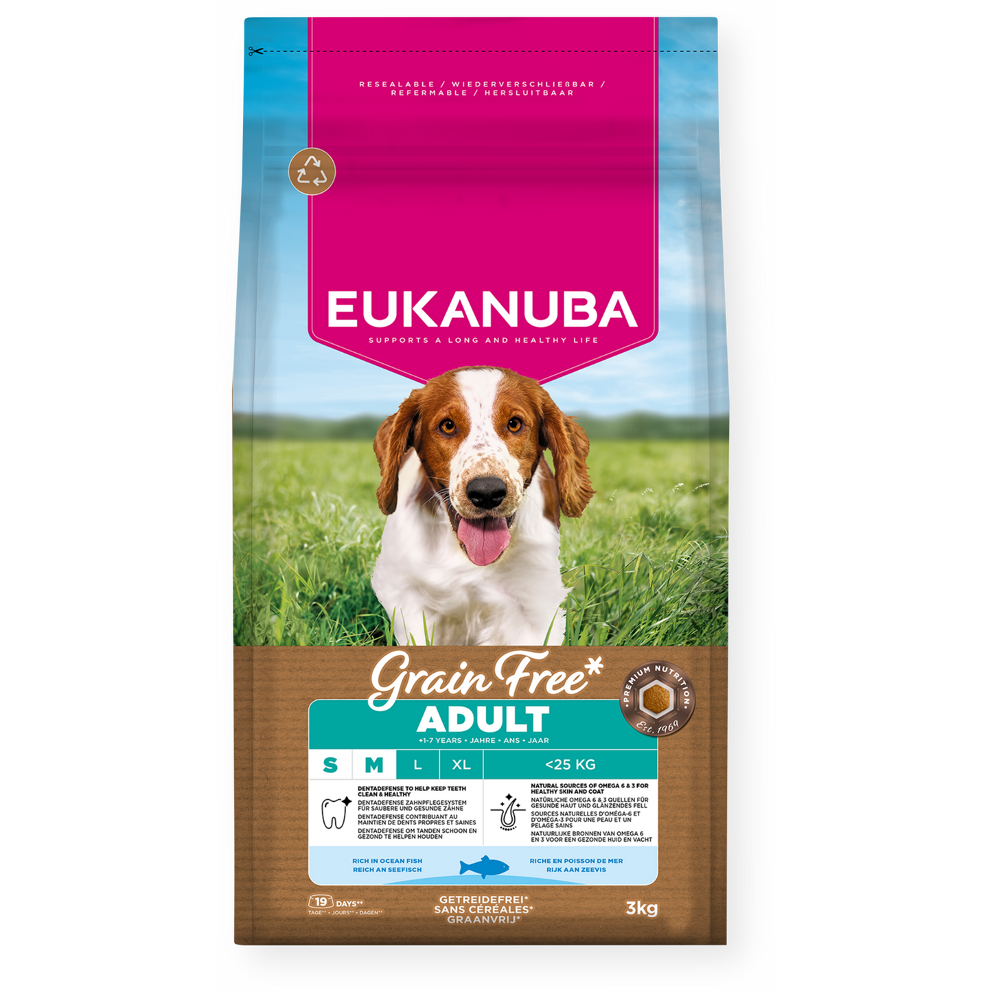 Eukanuba Grain Free Adult Small & Medium Ocean Fish