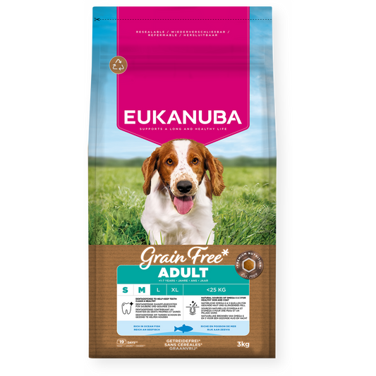Eukanuba Grain Free Adult Small & Medium Ocean Fish