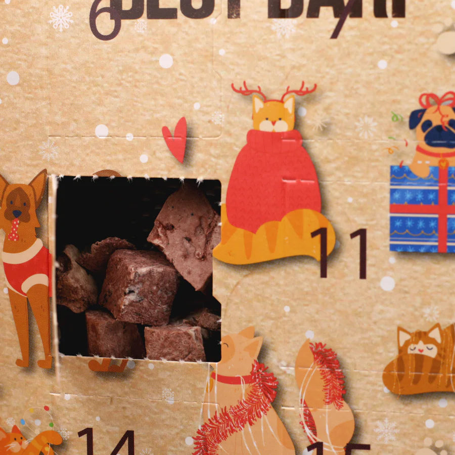 Best Barf joulukalenteri kissoille ja koirille, 100g