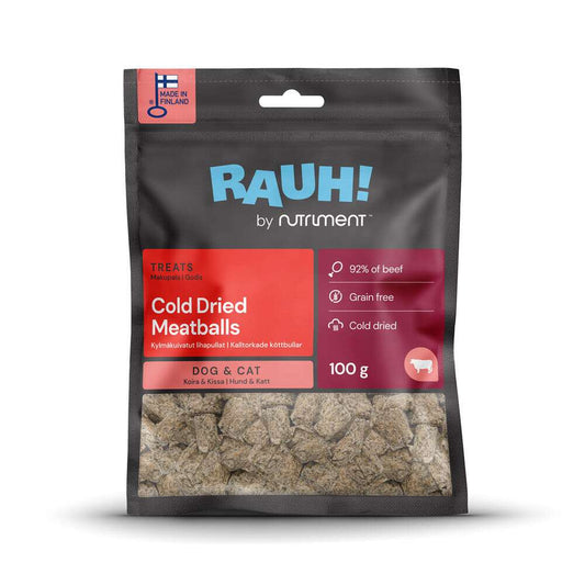 RAUH Cold-dried Meatballs - Kylmäkuivatut lihapullat, 100g