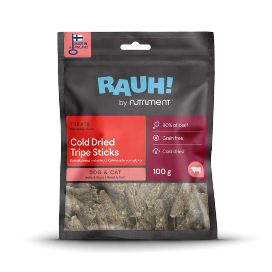 RAUH Cold-dried Tripe sticks - Kylmäkuivatut mahatikut, 100g