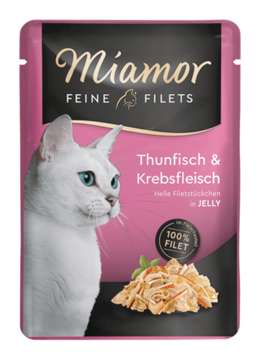 Miamor Fine Filets tonnikala & rapu hyytelössä 100g