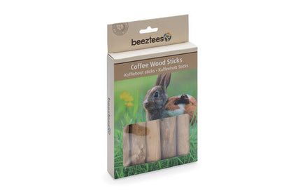 Beeztees Coffee Wood Stick - kahvipuutikut jyrsijöille 10kpl