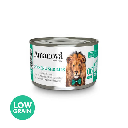 Amanova Cat Adult Kana & Katkarapu hyytelössä 70g purkki