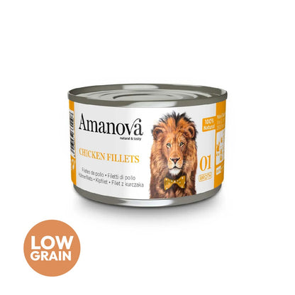 Amanova Cat Adult Kanafile liemessä 70g purkki