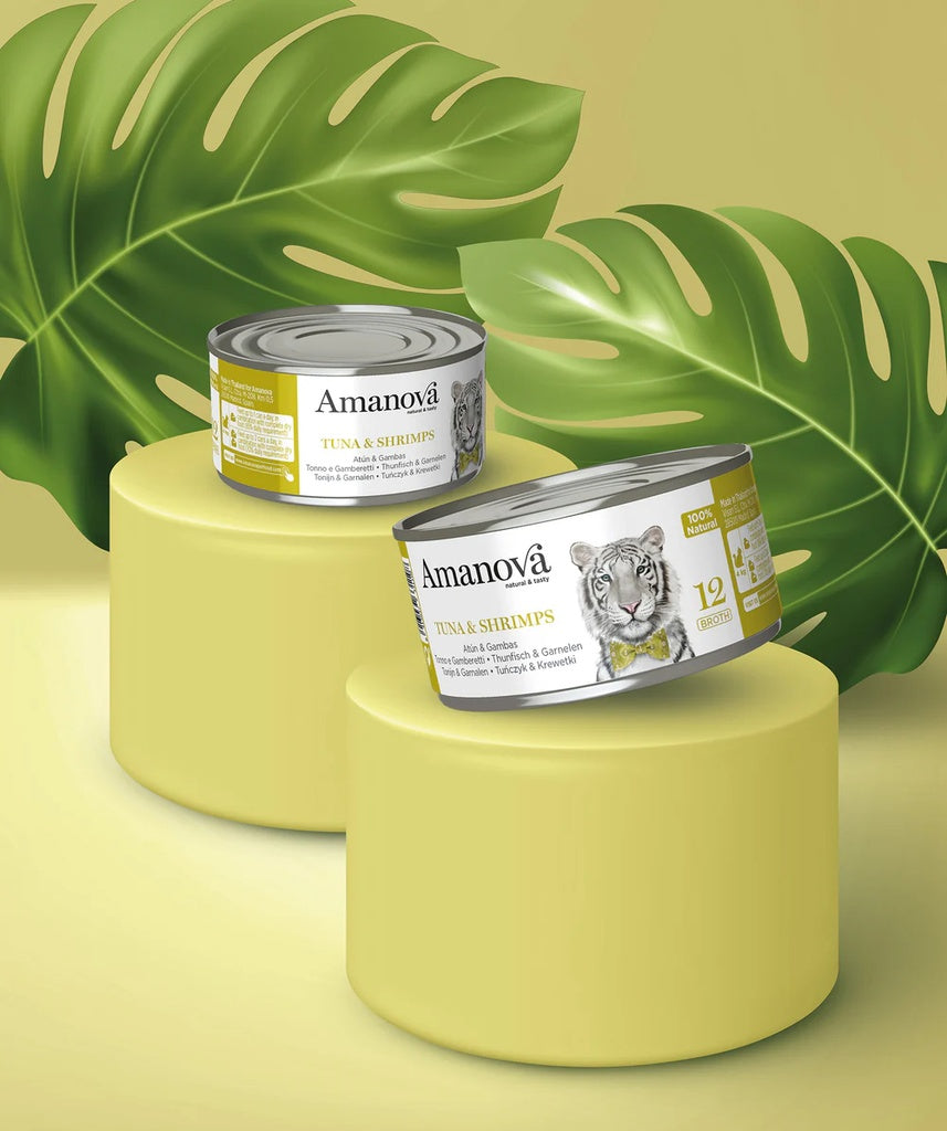 Amanova Cat Adult Tonnikala & Katkarapu liemessä 70g purkki