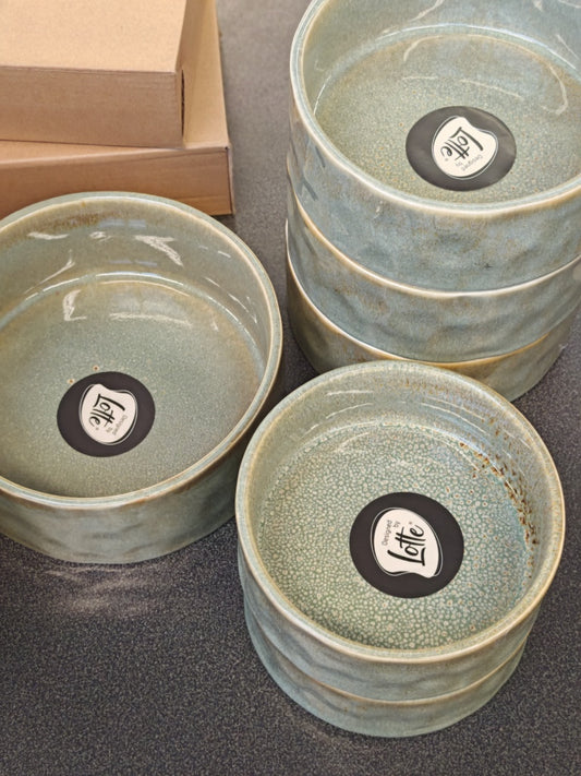 BZ Jace koiran keraaminen kuppi, vihreänharmaa - 500ml