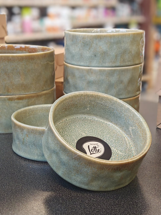 BZ Jace koiran keraaminen kuppi, vihreänharmaa - 500ml