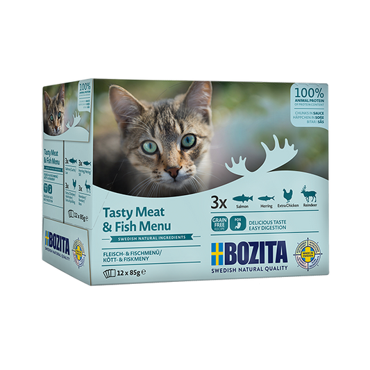 Bozita Feline Meat & Fish In Sauce 12x85g