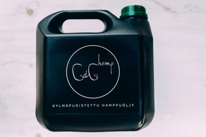 Chia de Gracia kylmäpuristettu hamppuöljy 3L