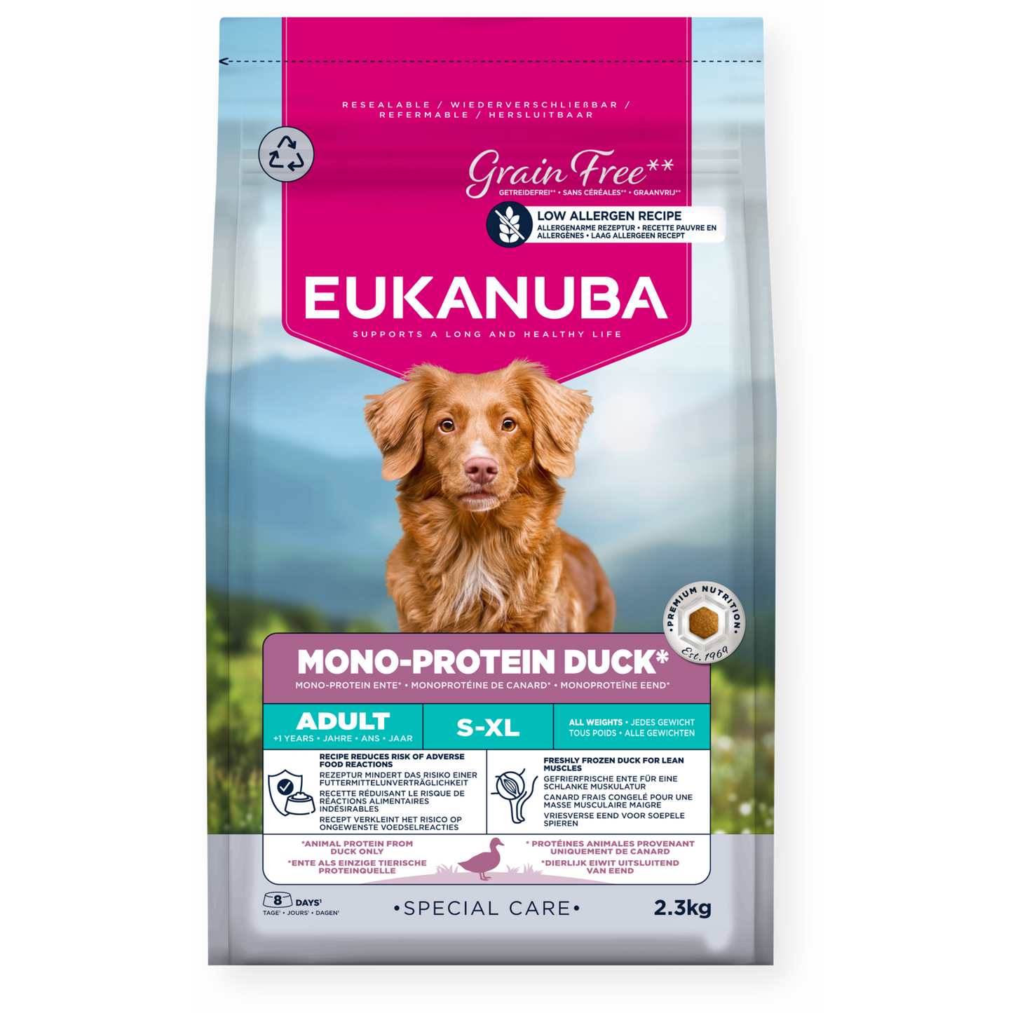 Eukanuba Special Care Mono-protein Adult All Breed Duck