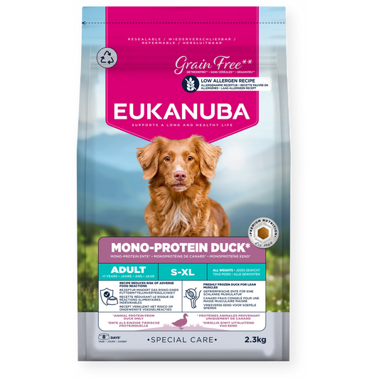 Eukanuba Special Care Mono-protein Adult All Breed Duck