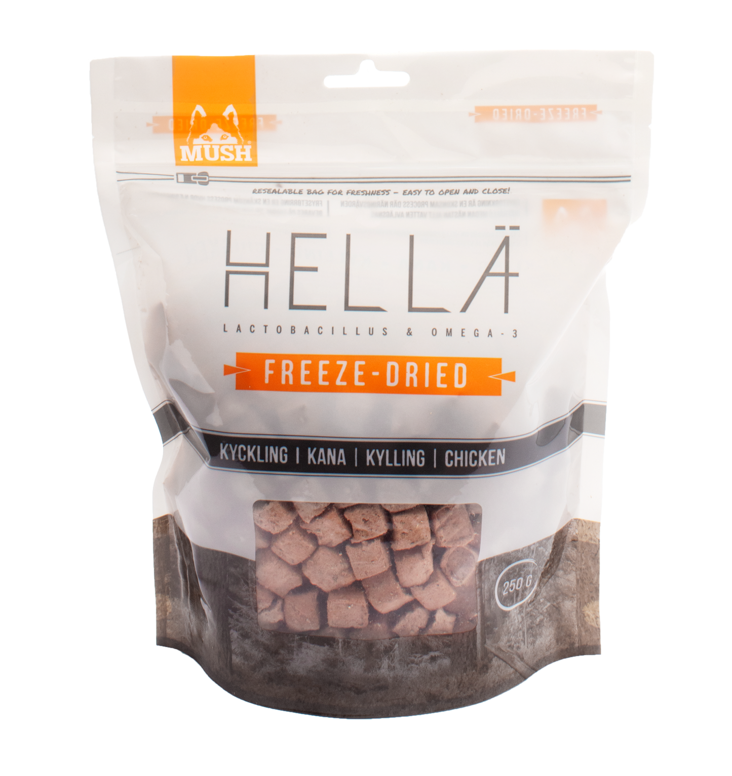 MUSH Hellä Kana Freeze-Dried 250g