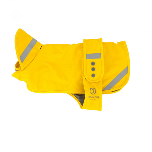 Jackson Peggy koiran sadetakki - keltainen