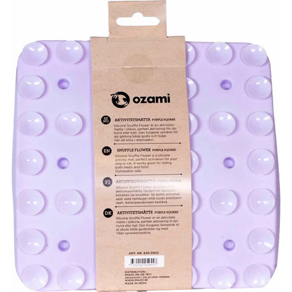 Ozami Snuffle nuolumatto imukupeilla - Liila Kukka 20 x 20cm