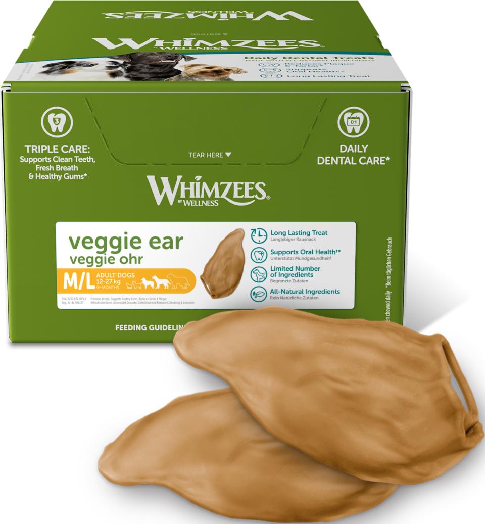 Whimzees Veggie Dental Ear M/L - 60g