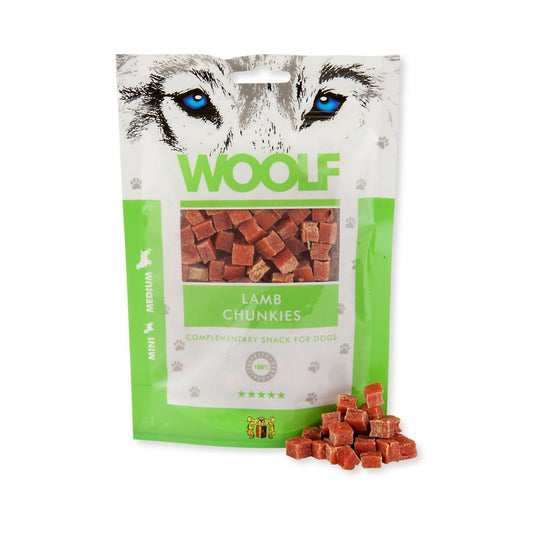 Woolf Lamb Chunkies - Lammaskuutiot 100g