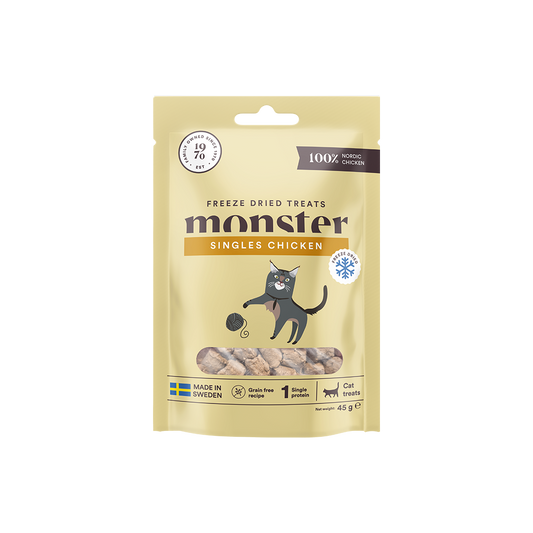 Monster Cat Freeze Dried Treats Singles Chicken 45g