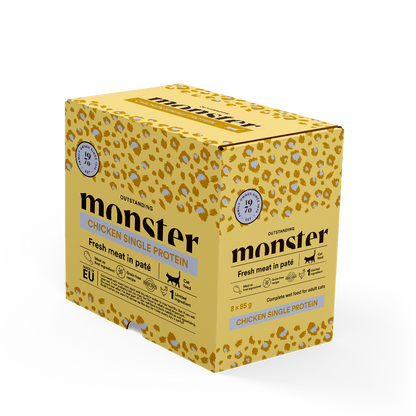 Monster Cat Pouches Adult Chicken