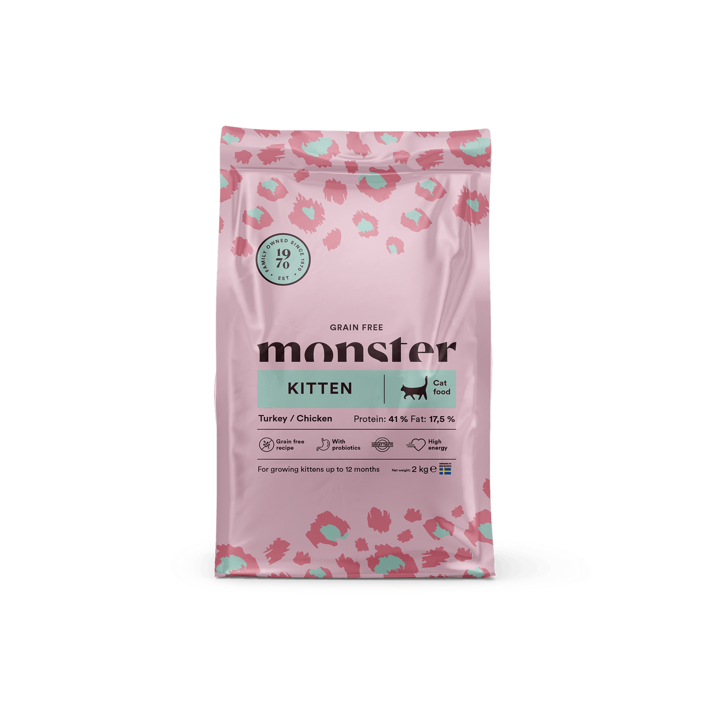 Monster Cat Grain Free Kitten, 400g - 2kg