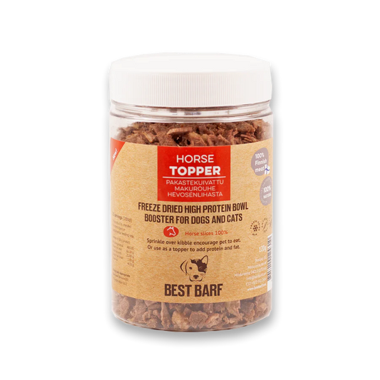 Best Barf Meal Topper, Hevosen liharouhe 120g