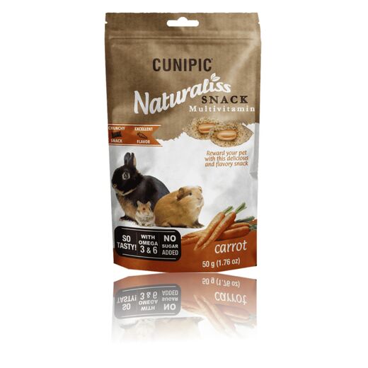 Cunipic Naturaliss Porkkana-välipala, 50g